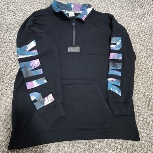 PINK 1/4 zip pullover